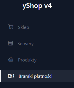 Pasek nawigacyjny yshop